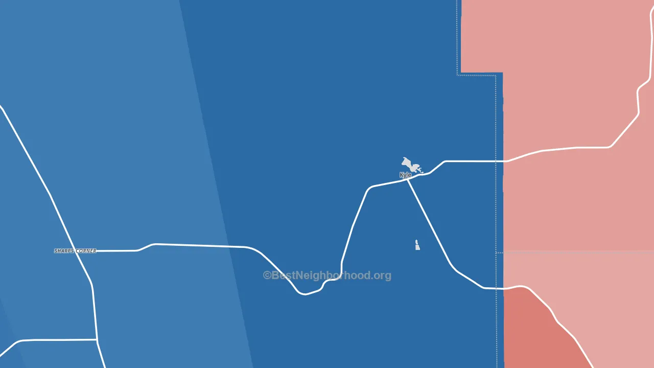 57752, SD block-group political-lean map