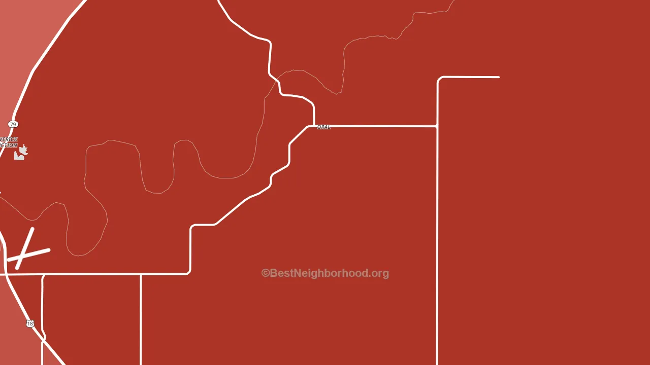 57766, SD block-group political-lean map