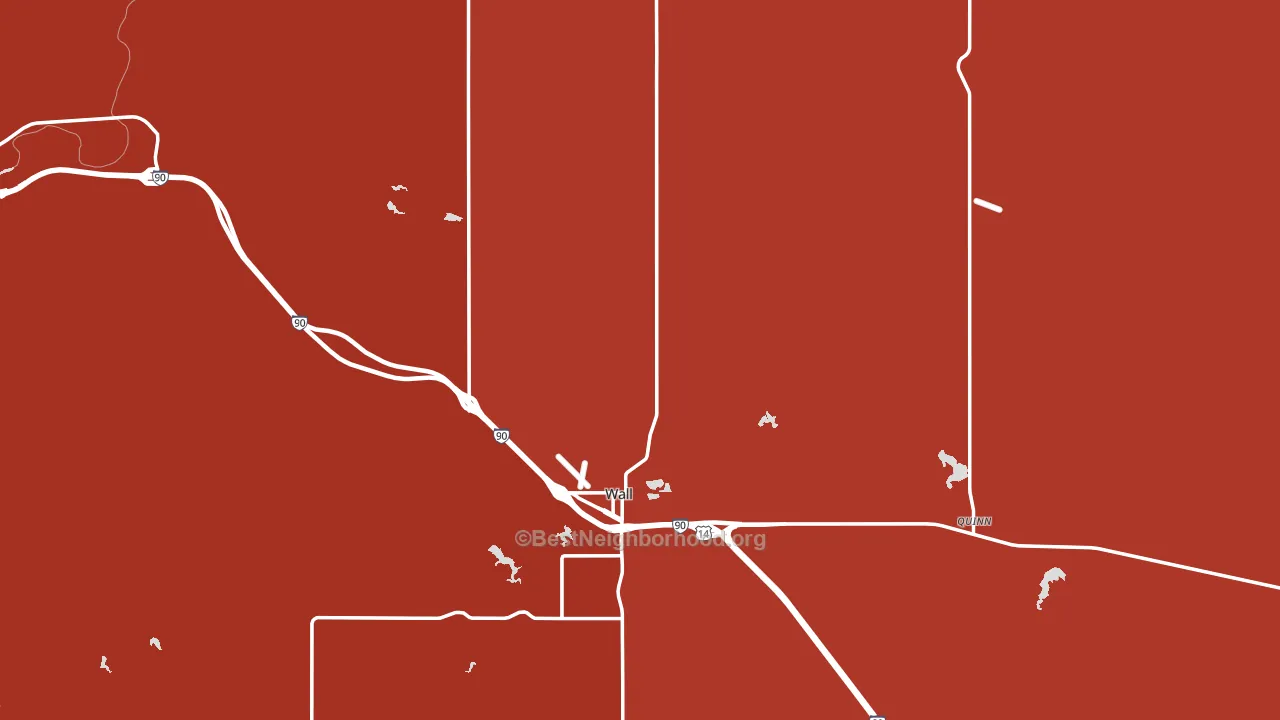 57790, SD block-group political-lean map