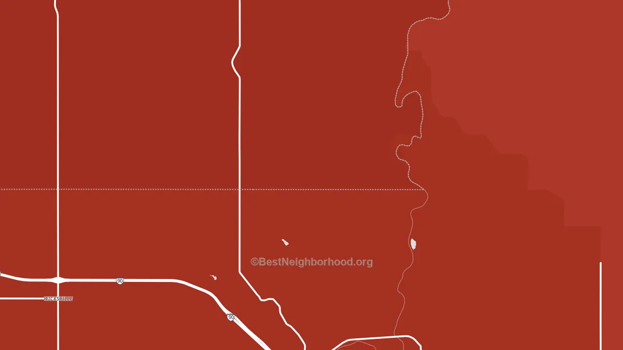57791, SD block-group political-lean map