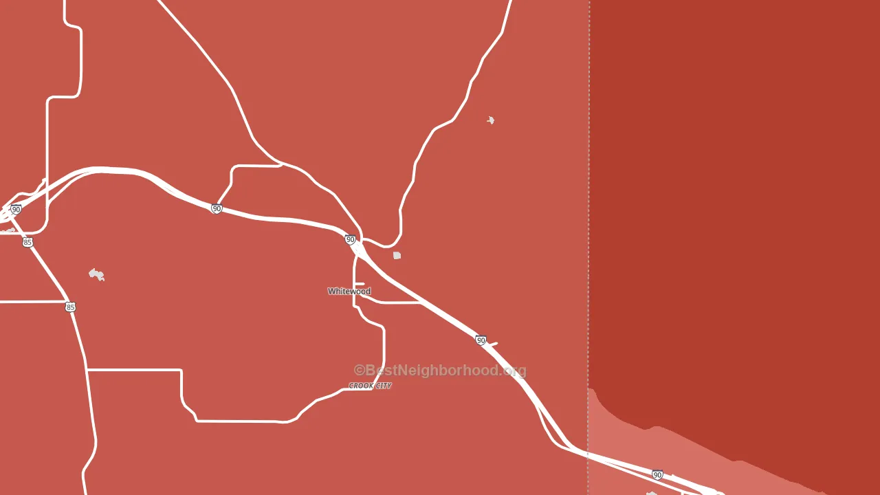 57793, SD block-group political-lean map
