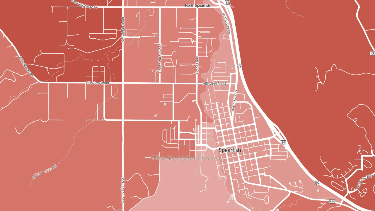 57799, SD block-group political-lean map