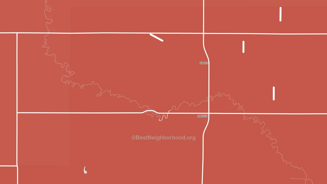 58004, ND block-group political-lean map