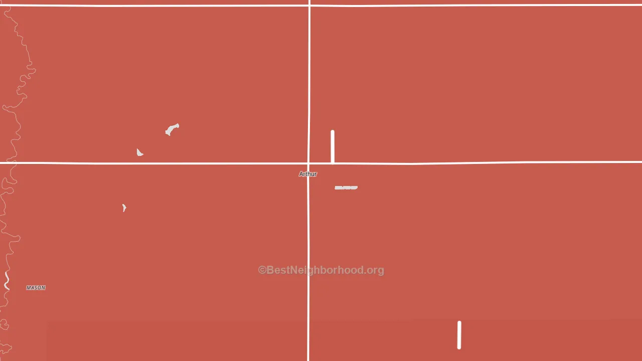 58006, ND block-group political-lean map
