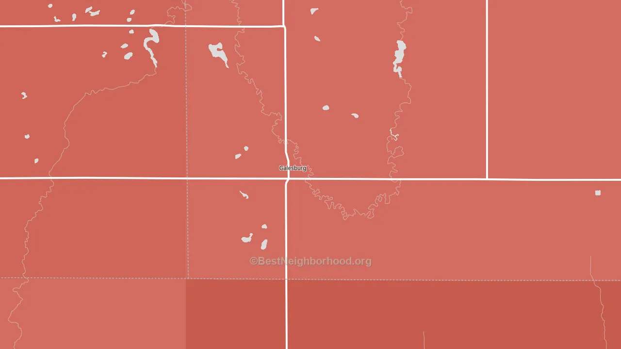 58035, ND block-group political-lean map