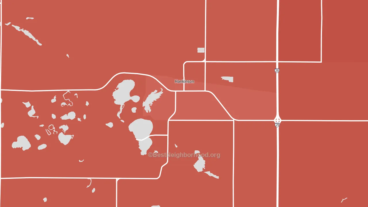 58041, ND block-group political-lean map