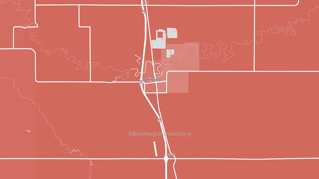 58045, ND block-group political-lean map