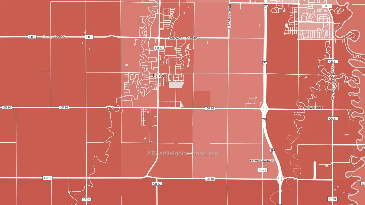 58047, ND block-group political-lean map
