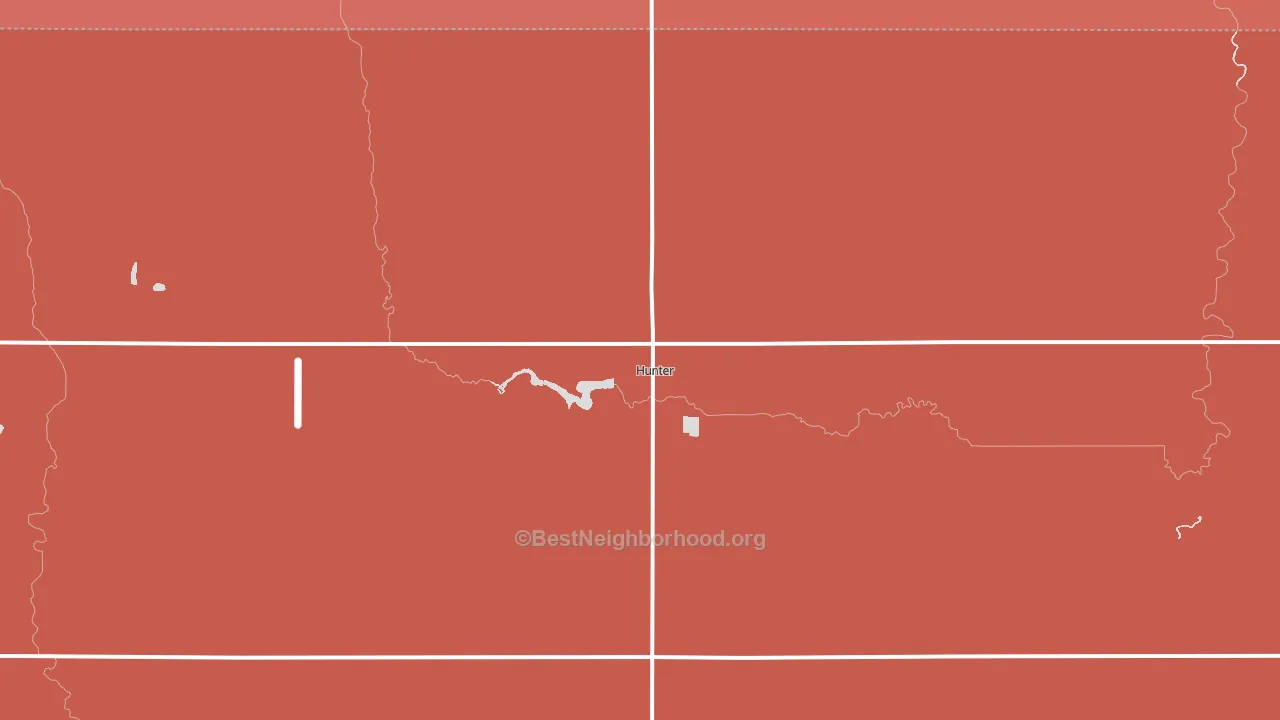 58048, ND block-group political-lean map