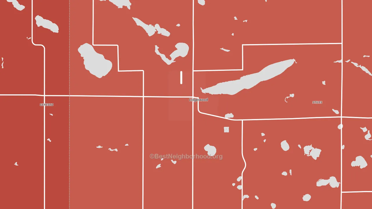 58053, ND block-group political-lean map