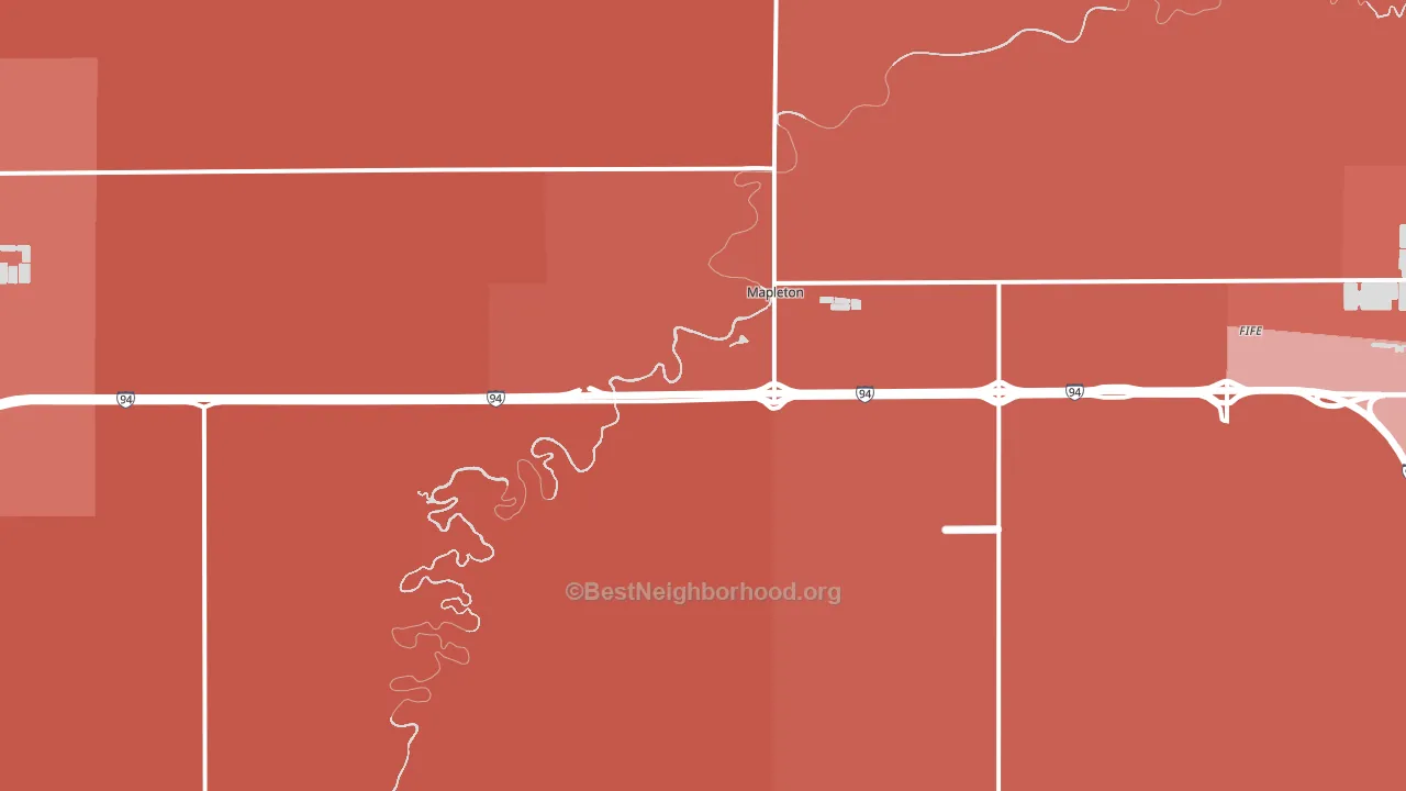 58059, ND block-group political-lean map