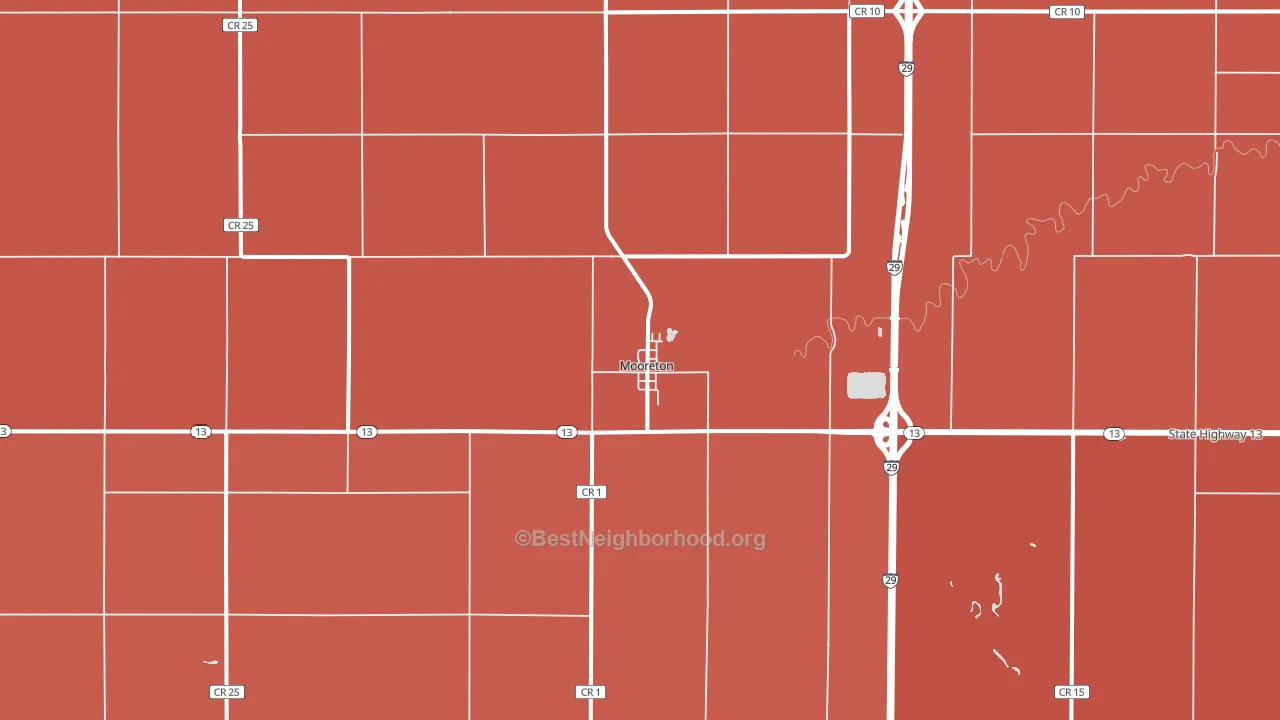 58061, ND block-group political-lean map