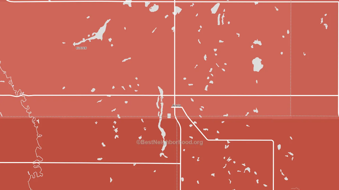 58212, ND block-group political-lean map