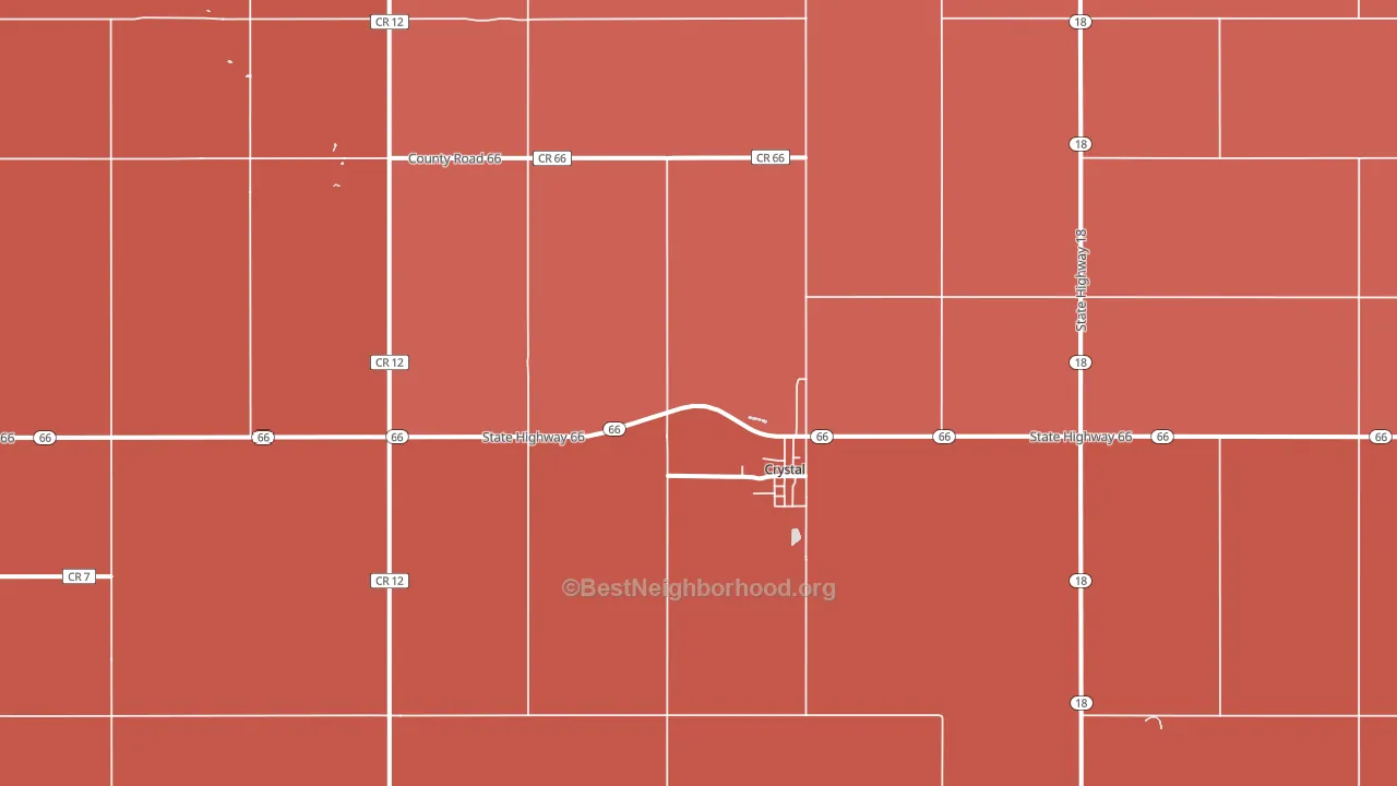 58222, ND block-group political-lean map