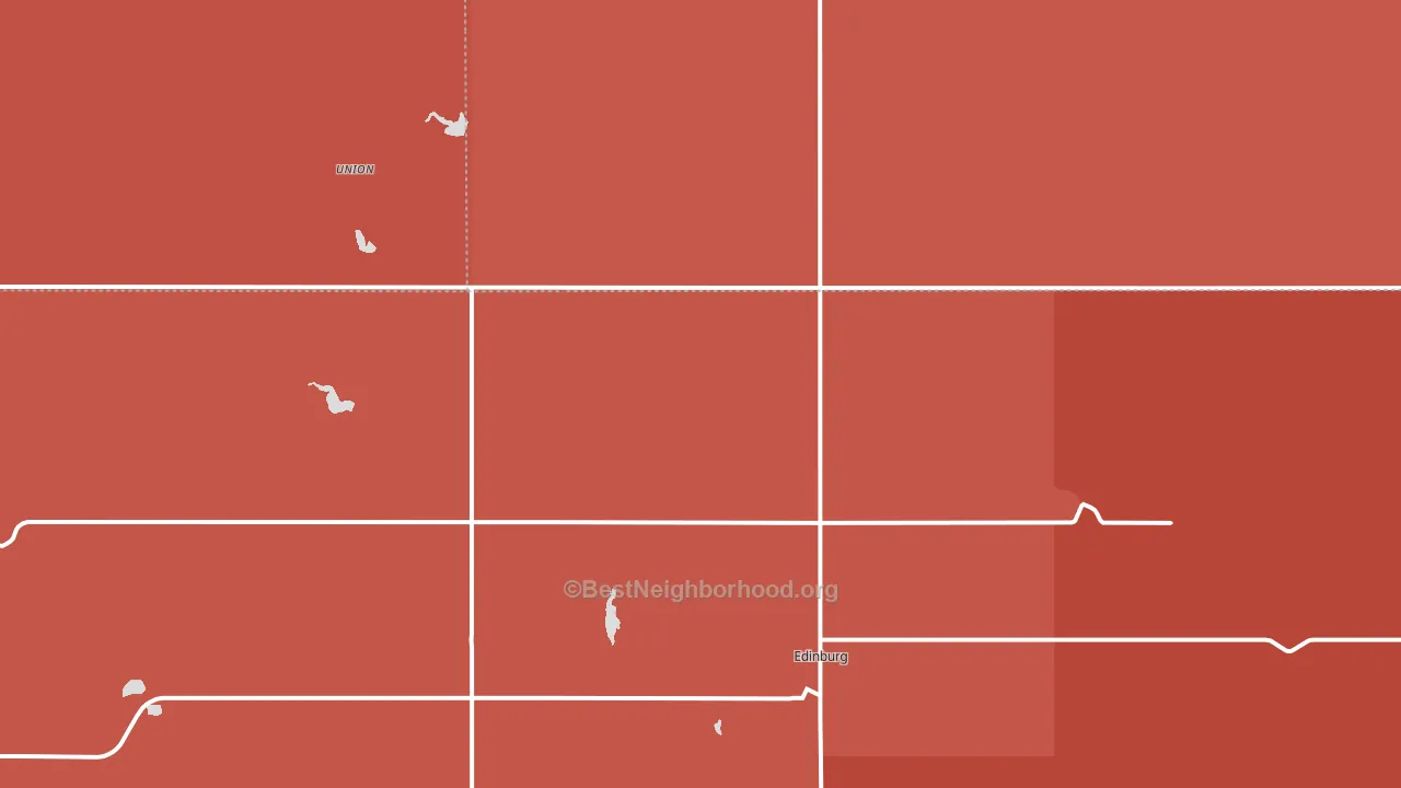 58227, ND block-group political-lean map