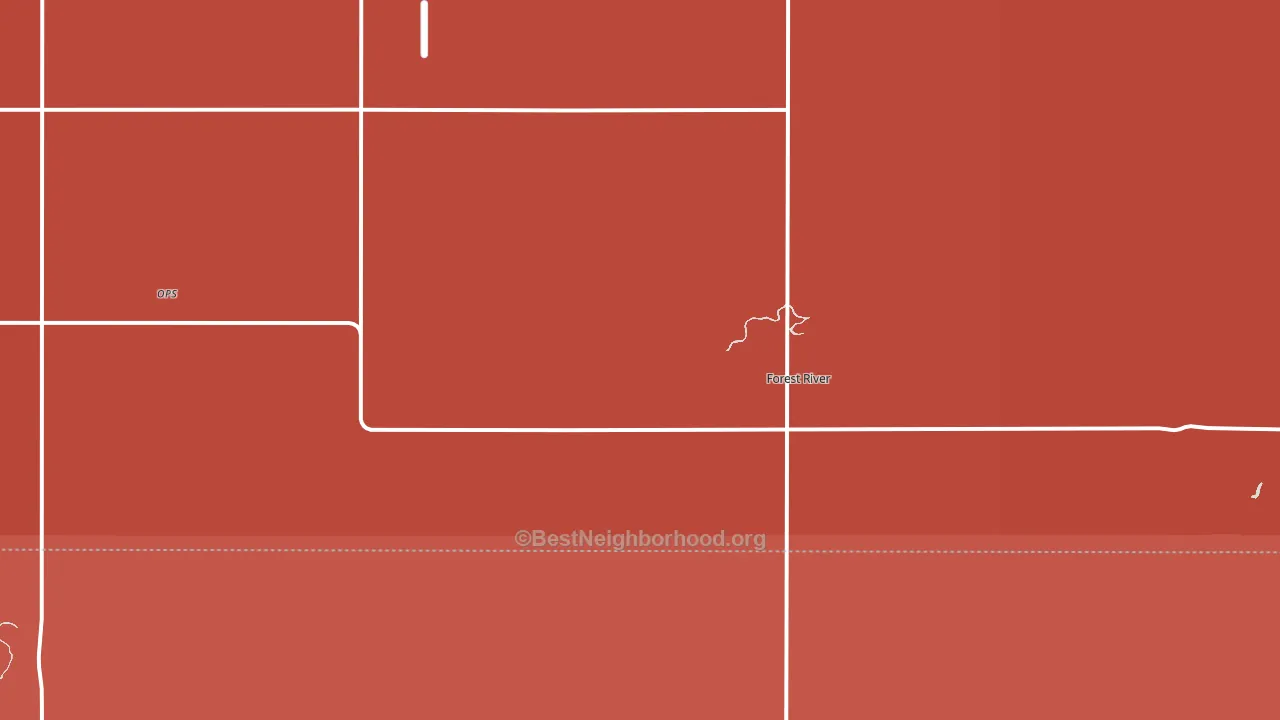 58233, ND block-group political-lean map
