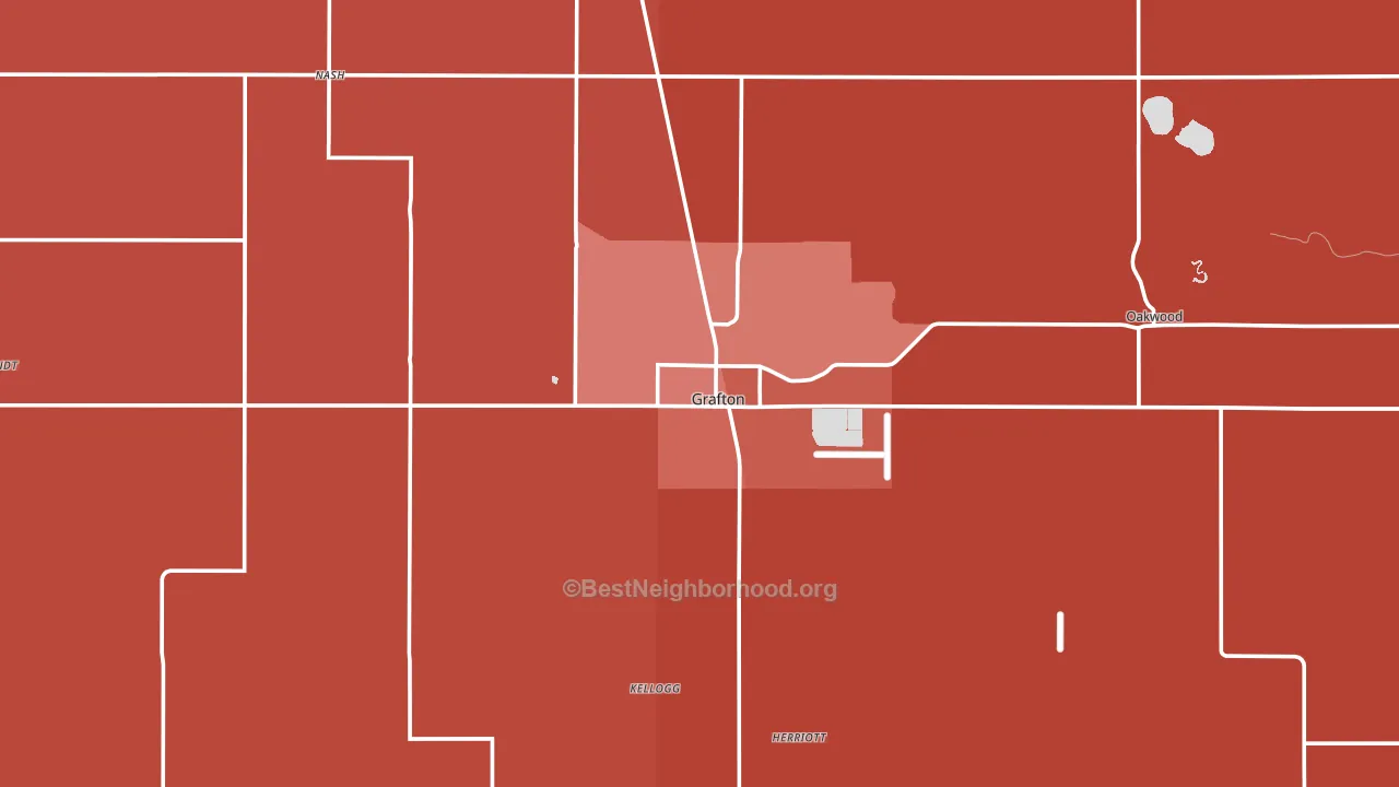 58237, ND block-group political-lean map