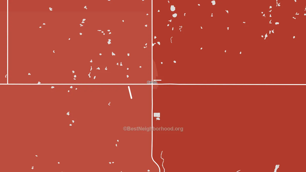 58324, ND block-group political-lean map