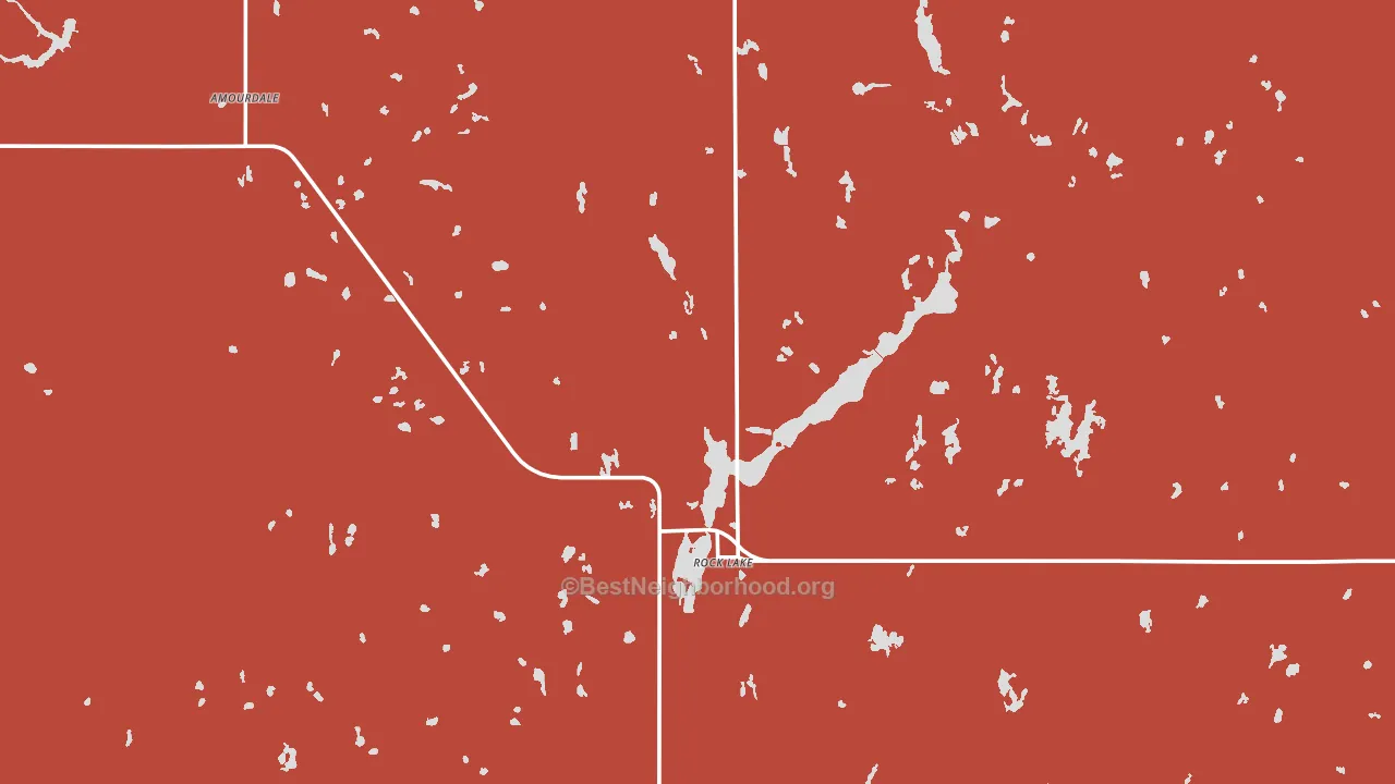 58365, ND block-group political-lean map