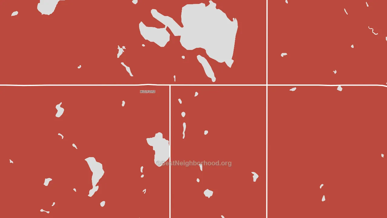 58385, ND block-group political-lean map