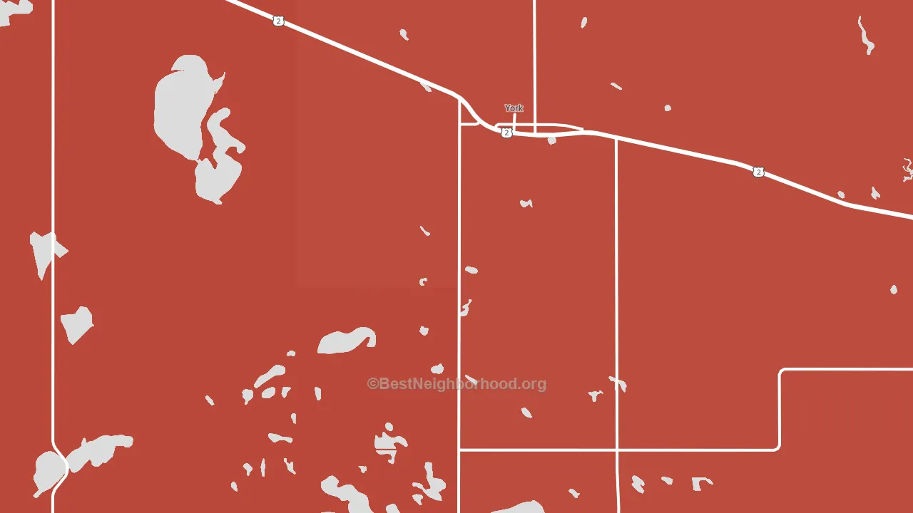58386, ND block-group political-lean map