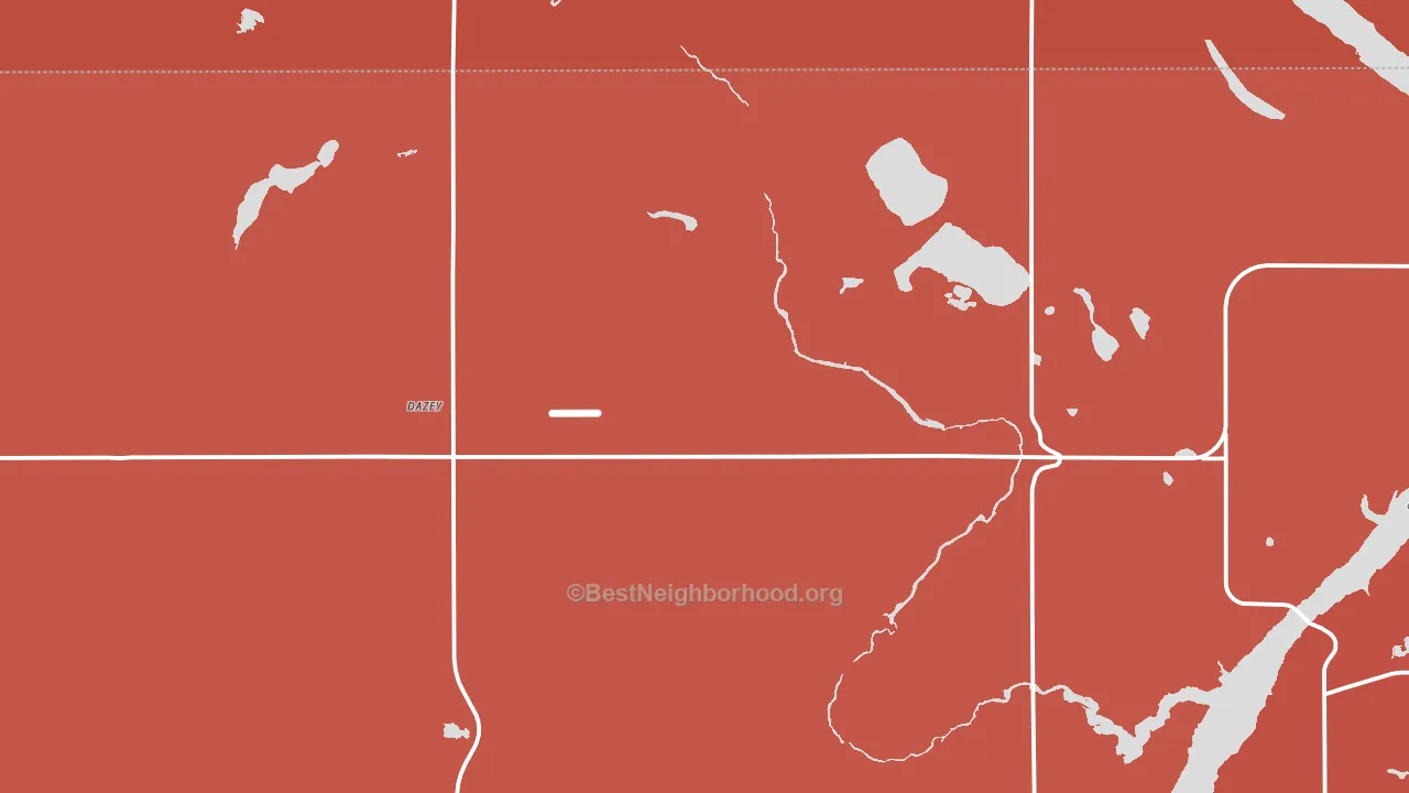58429, ND block-group political-lean map