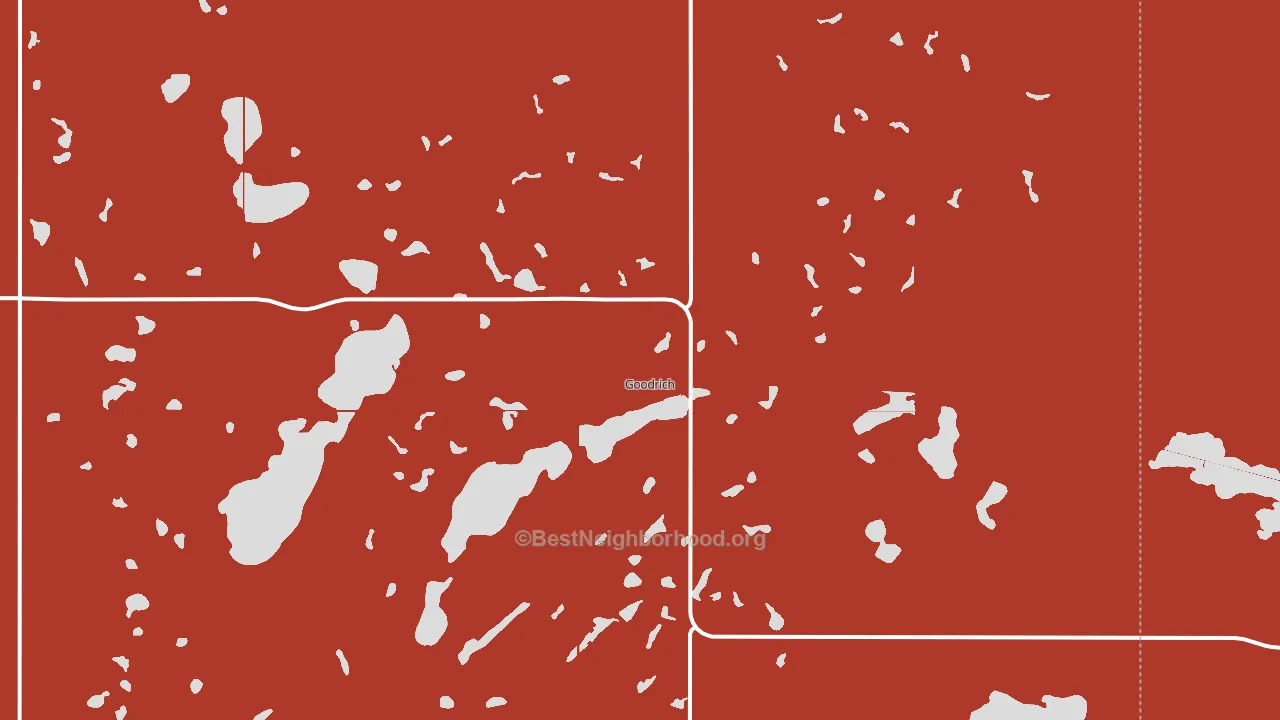 58444, ND block-group political-lean map