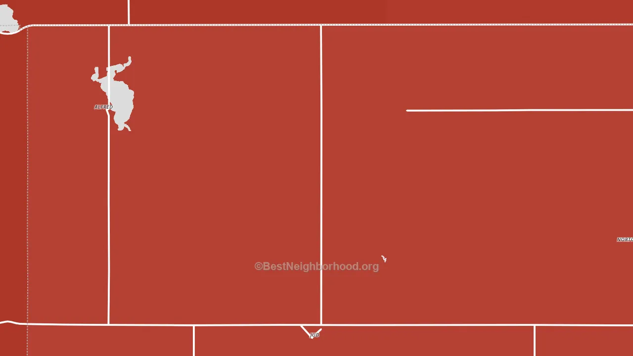58454, ND block-group political-lean map