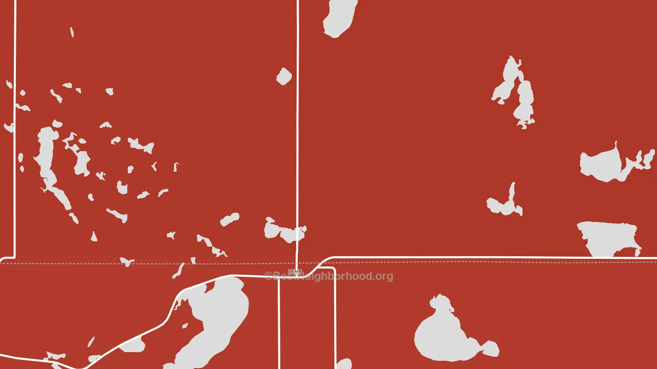 58460, ND block-group political-lean map