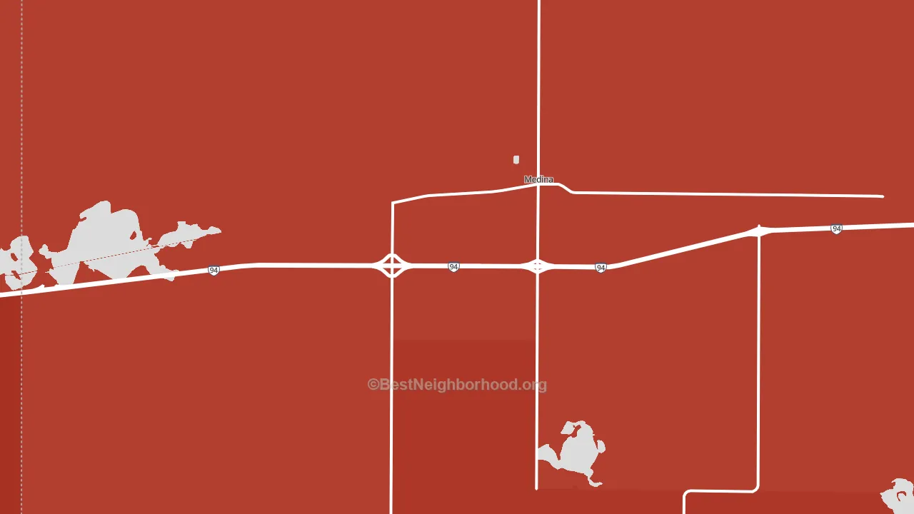 58467, ND block-group political-lean map