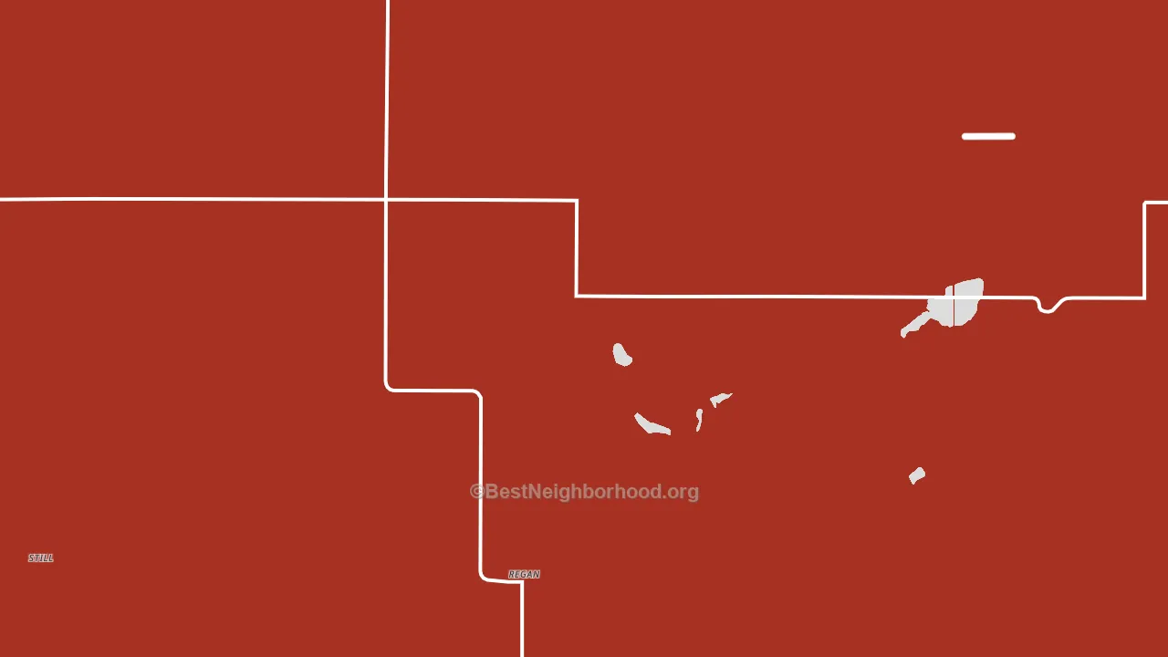 58477, ND block-group political-lean map