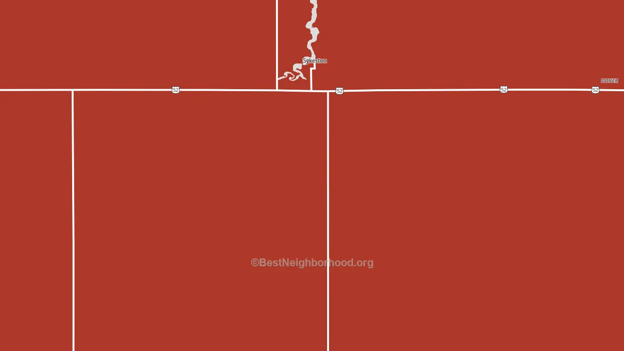58486, ND block-group political-lean map