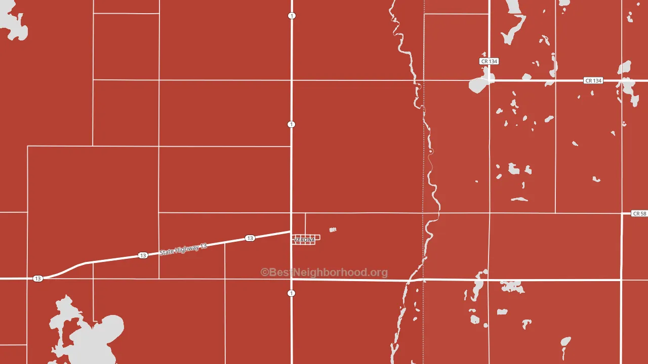58490, ND block-group political-lean map