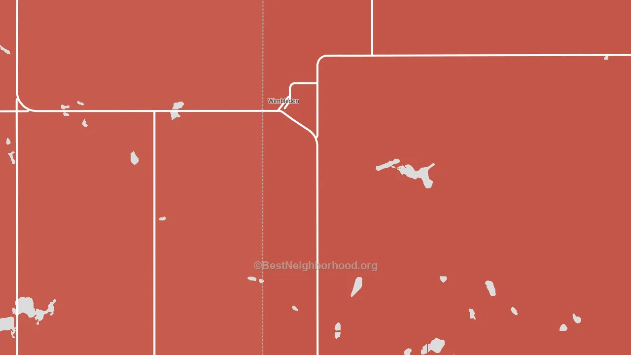 58492, ND block-group political-lean map