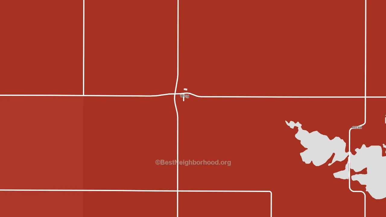 58494, ND block-group political-lean map