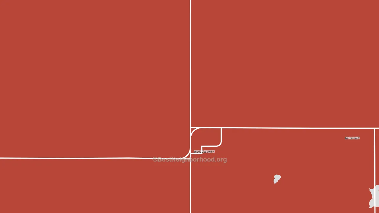 58496, ND block-group political-lean map