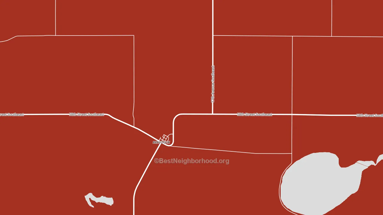 58524, ND block-group political-lean map