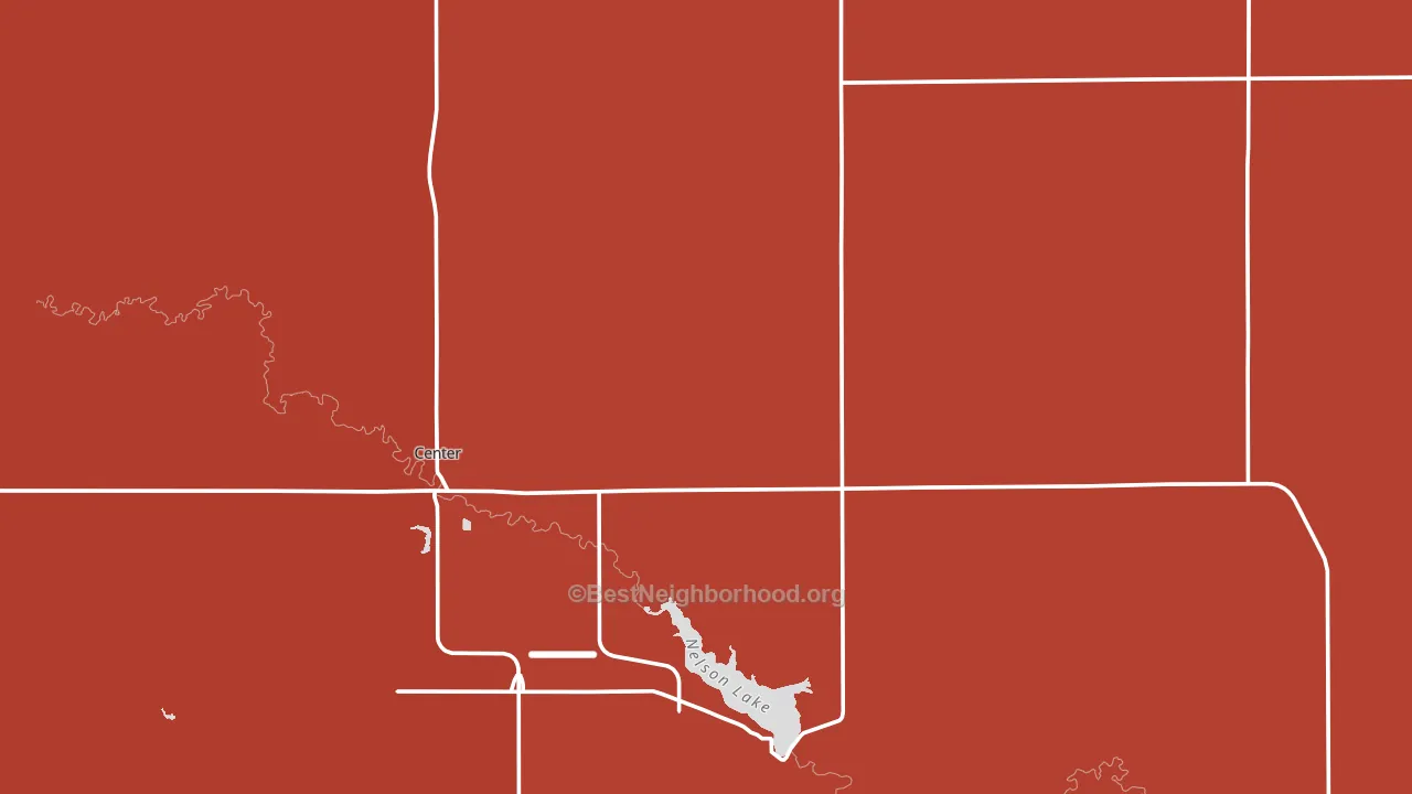 58530, ND block-group political-lean map