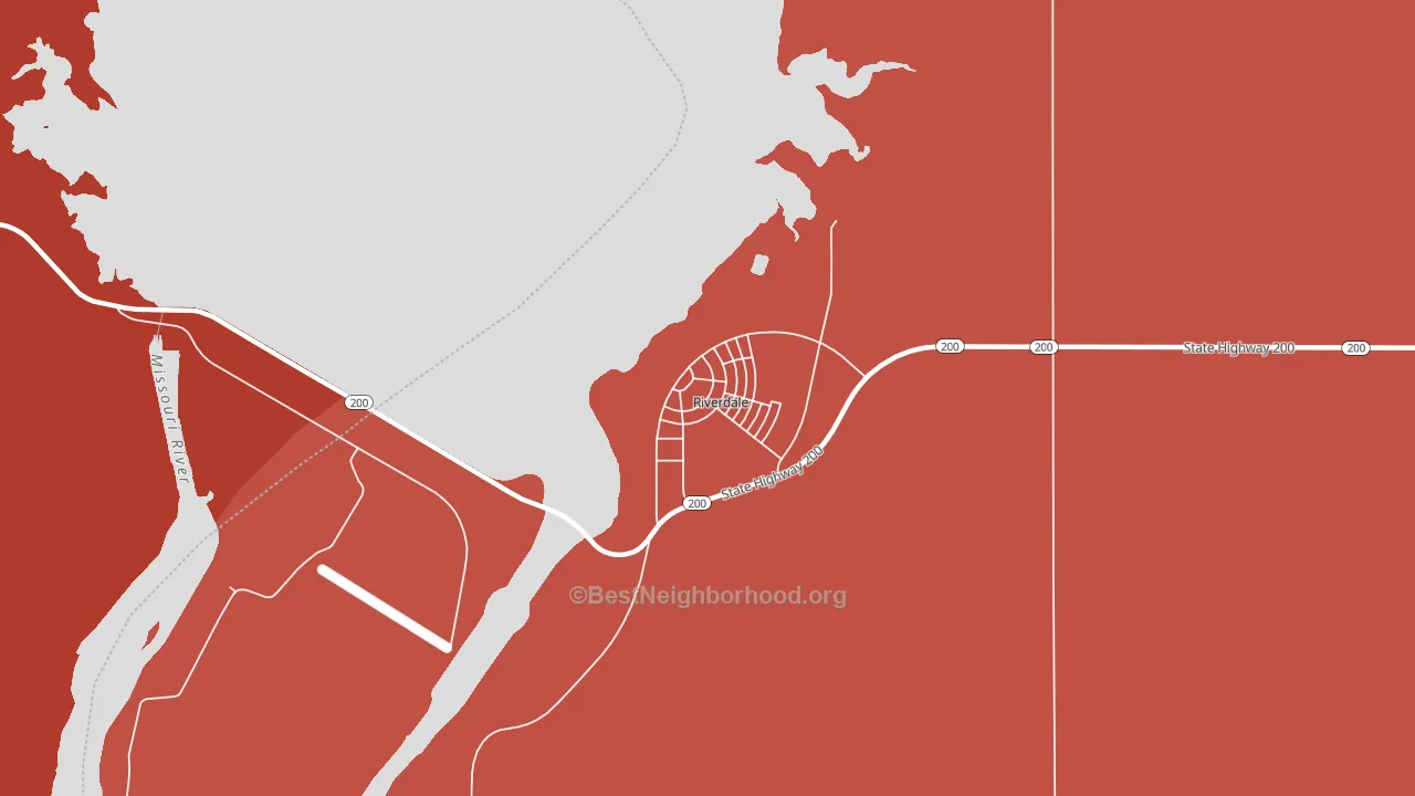 58565, ND block-group political-lean map