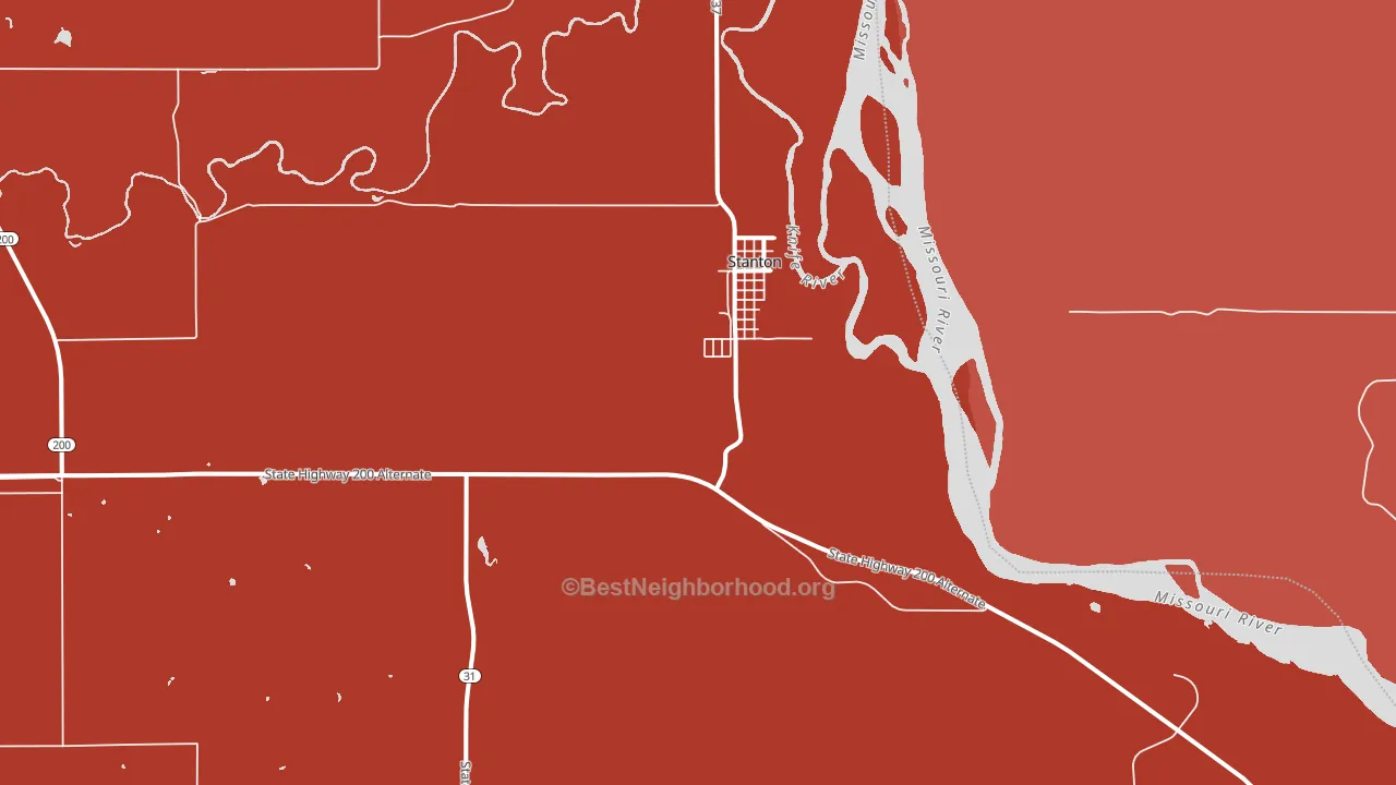 58571, ND block-group political-lean map