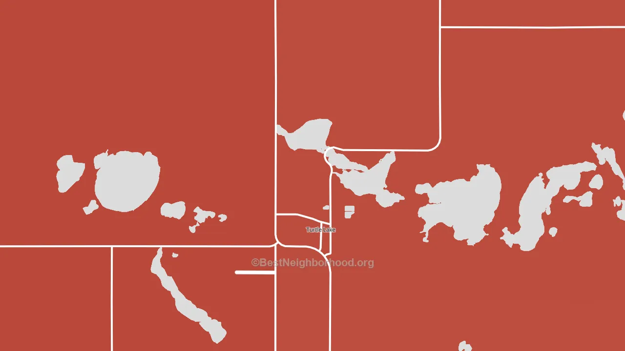 58575, ND block-group political-lean map