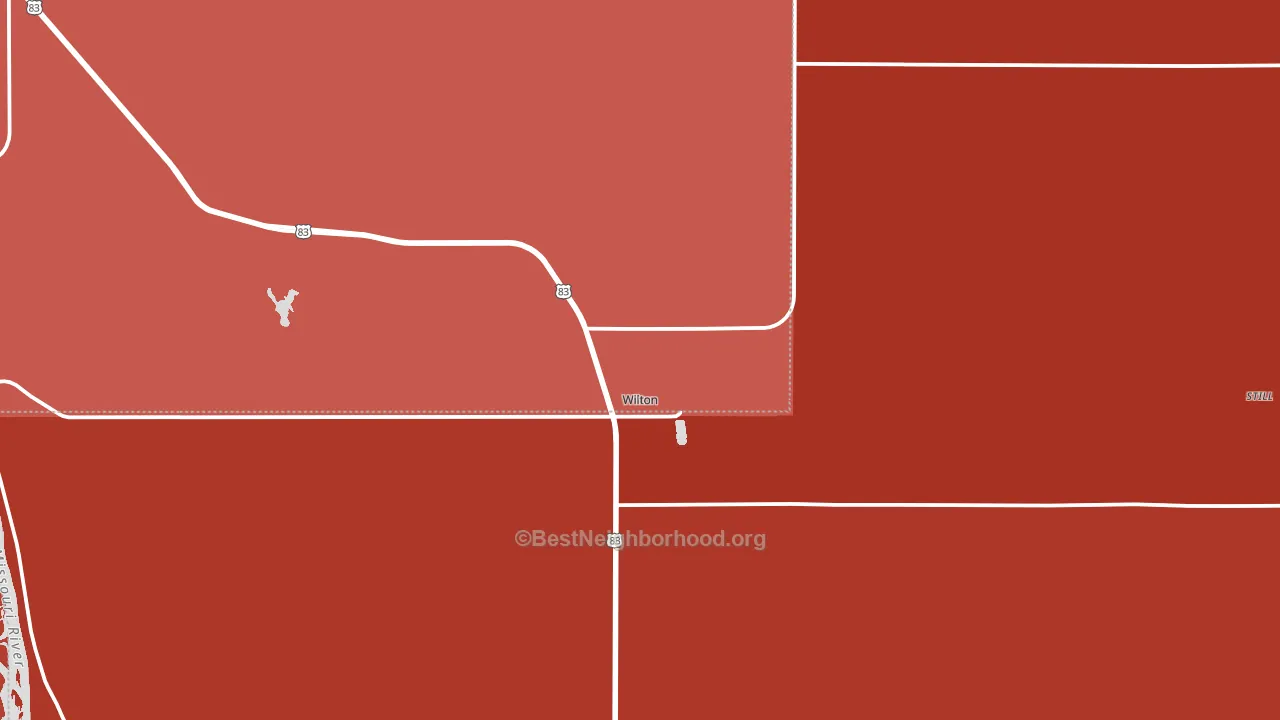58579, ND block-group political-lean map