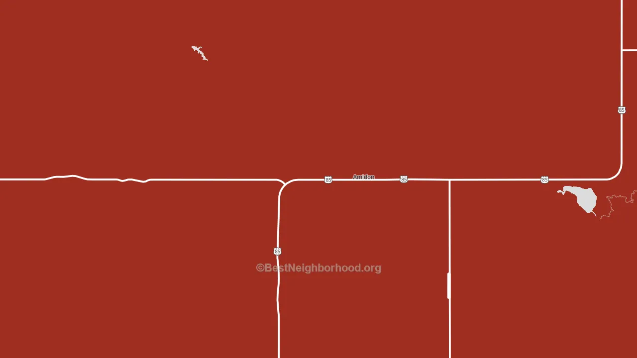 58620, ND block-group political-lean map