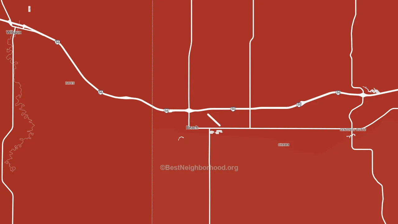 58621, ND block-group political-lean map