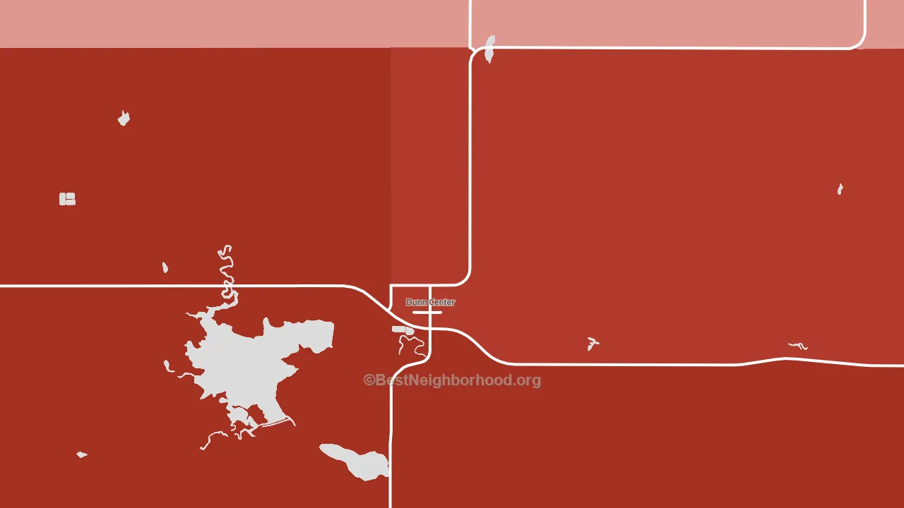 58626, ND block-group political-lean map
