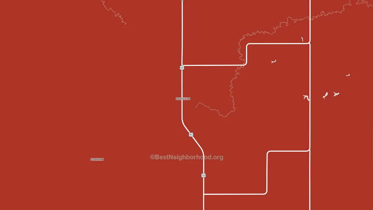 58627, ND block-group political-lean map