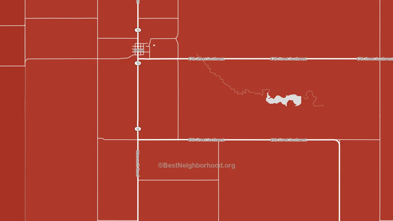 58632, ND block-group political-lean map