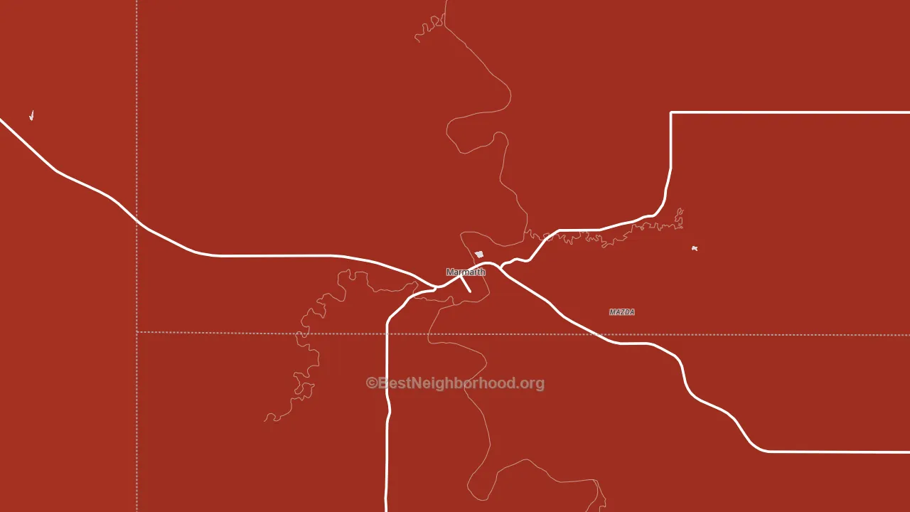 58643, ND block-group political-lean map