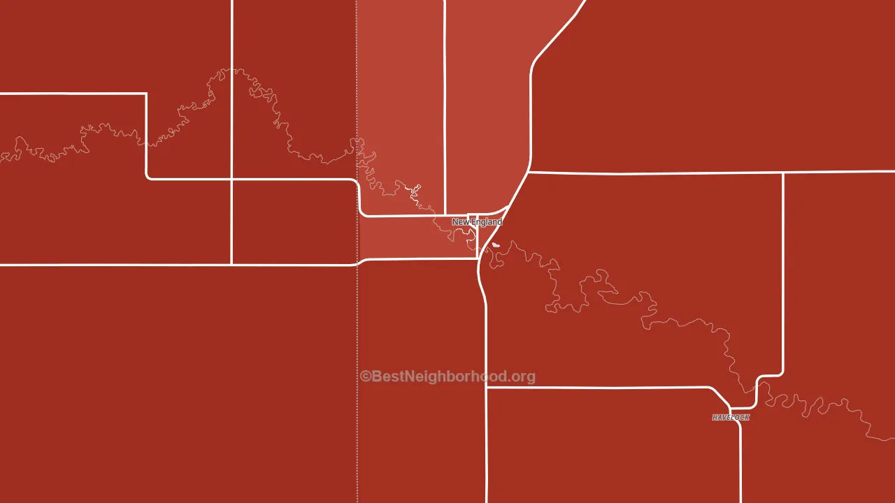 58647, ND block-group political-lean map