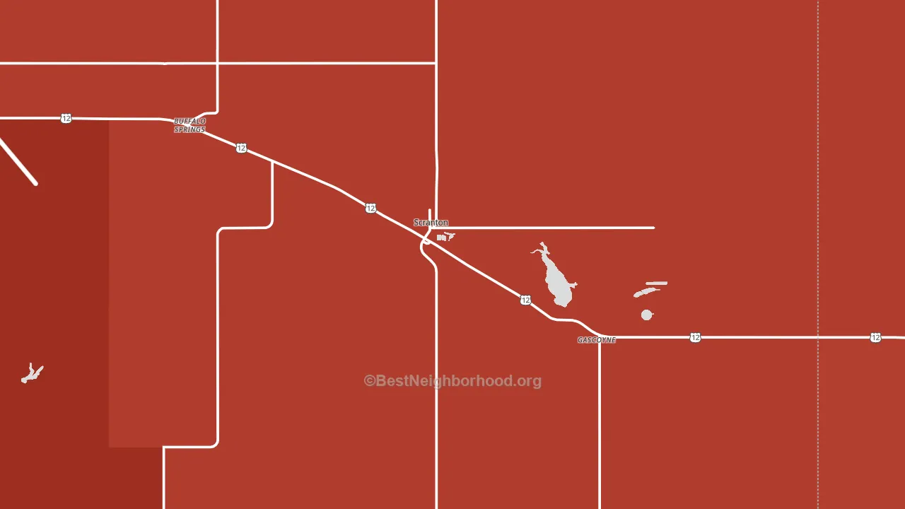 58653, ND block-group political-lean map